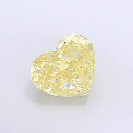 Loose Diamond - HEART 1.24ct Fancy Yellow VS2: Loose Diamond - HEART 1.24ct Fancy Yellow VS2 Source: This is a real non-mined Diamond that has been grown in a lab Shape: HEART Carats: 1.24 Color: Fancy Yellow Certification: IGI Video: