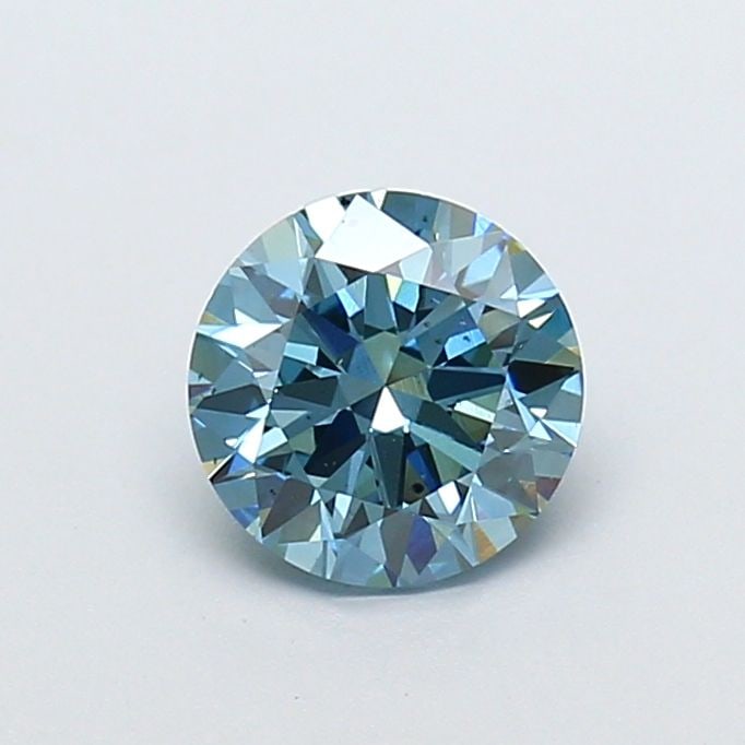 Loose Diamond - ROUND 1.18ct Fancy Vivid Blue VS2: Loose Diamond - ROUND 1.18ct Fancy Vivid Blue VS2 Source: This is a real non-mined Diamond that has been grown in a lab Shape: ROUND Carats: 1.18 Color: Fancy Vivid Blue Certification: IGI Video: