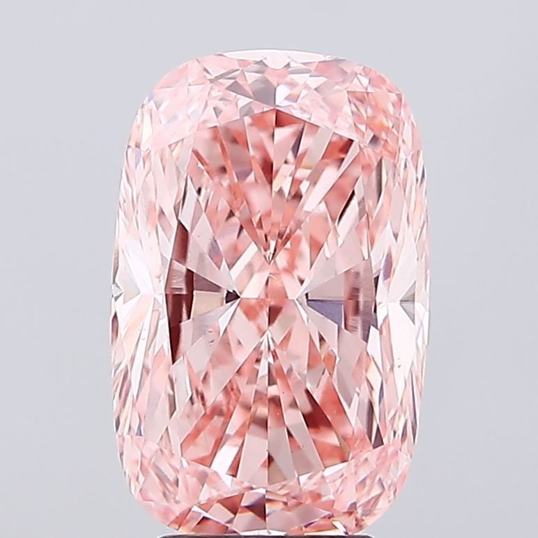Loose Diamond - CUSHION MODIFIED 4.02ct Fancy Intense Pink VS2: Loose Diamond - CUSHION MODIFIED 4.02ct Fancy Intense Pink VS2 Source: This is a real non-mined Diamond that has been grown in a lab Shape: CUSHION MODIFIED Carats: 4.02 Color: Fancy Intense Pink Cert