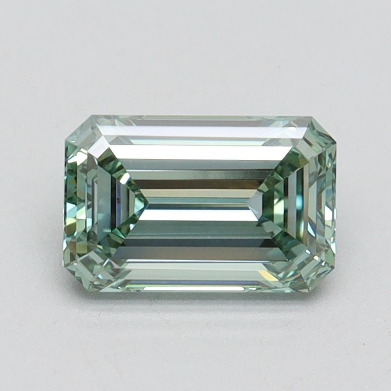 Loose Diamond - EMERALD 1.05ct Fancy Intense Green VVS2: Loose Diamond - EMERALD 1.05ct Fancy Intense Green VVS2 Source: This is a real non-mined Diamond that has been grown in a lab Shape: EMERALD Carats: 1.05 Color: Fancy Intense Green Certification: IGI 