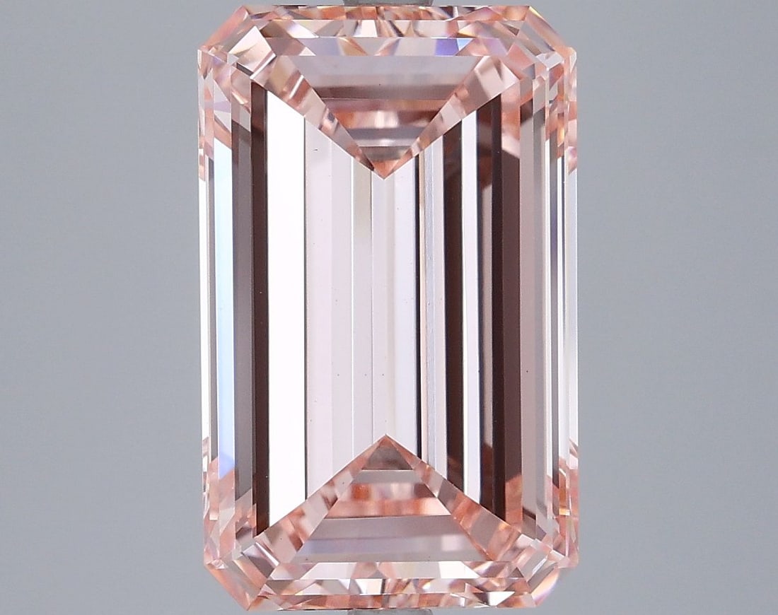 Loose Diamond - EMERALD 6.0ct Fancy Intense Pink VS1: Loose Diamond - EMERALD 6.0ct Fancy Intense Pink VS1 Source: This is a real non-mined Diamond that has been grown in a lab Shape: EMERALD Carats: 6.0 Color: Fancy Intense Pink Certification: IGI Video