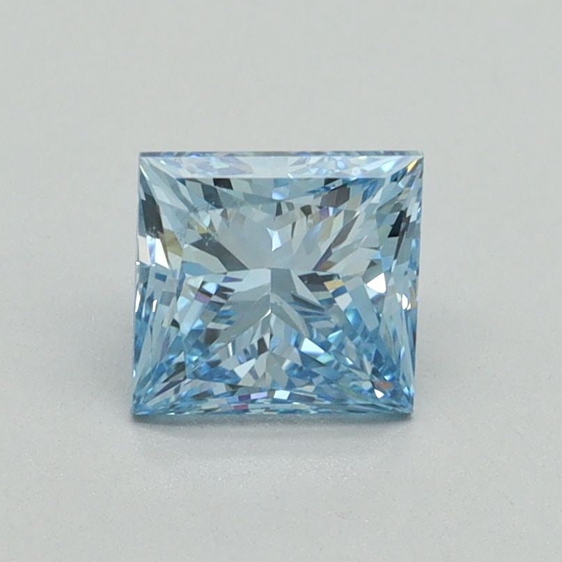 Loose Diamond - PRINCESS 1.01ct Fancy Vivid Blue VS2: Loose Diamond - PRINCESS 1.01ct Fancy Vivid Blue VS2 Source: This is a real non-mined Diamond that has been grown in a lab Shape: PRINCESS Carats: 1.01 Color: Fancy Vivid Blue Certification: IGI Video