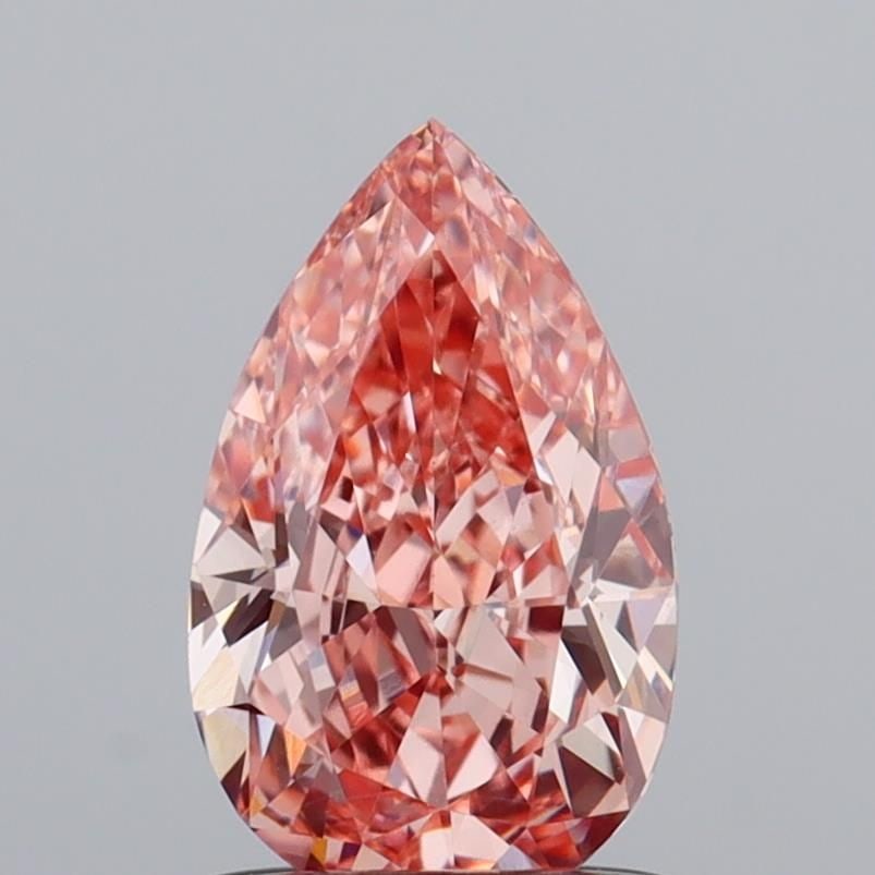 Loose Diamond - PEAR 1.04ct Fancy Intense Pink VVS2: Loose Diamond - PEAR 1.04ct Fancy Intense Pink VVS2 Source: This is a real non-mined Diamond that has been grown in a lab Shape: PEAR Carats: 1.04 Color: Fancy Intense Pink Certification: IGI Video: