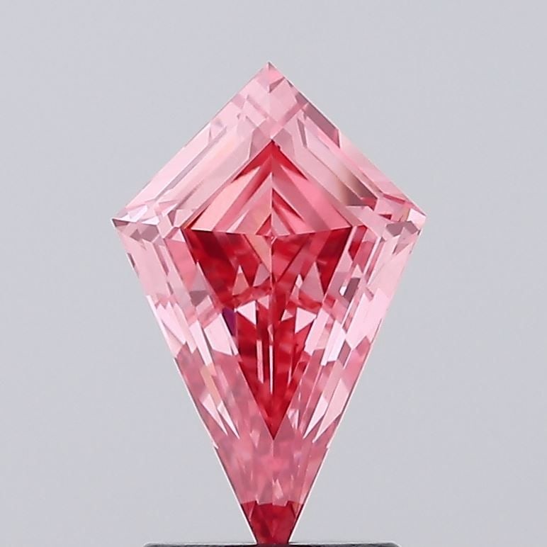 Loose Diamond - KITE 1.58ct Fancy Vivid Pink VS1: Loose Diamond - KITE 1.58ct Fancy Vivid Pink VS1 Source: This is a real non-mined Diamond that has been grown in a lab Shape: KITE Carats: 1.58 Color: Fancy Vivid Pink Certification: IGI Video: