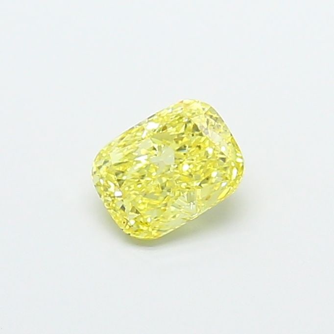 Loose Diamond - CUSHION MODIFIED 1.03ct Fancy Vivid Yellow VS2: Loose Diamond - CUSHION MODIFIED 1.03ct Fancy Vivid Yellow VS2 Source: This is a real non-mined Diamond that has been grown in a lab Shape: CUSHION MODIFIED Carats: 1.03 Color: Fancy Vivid Yellow Cert