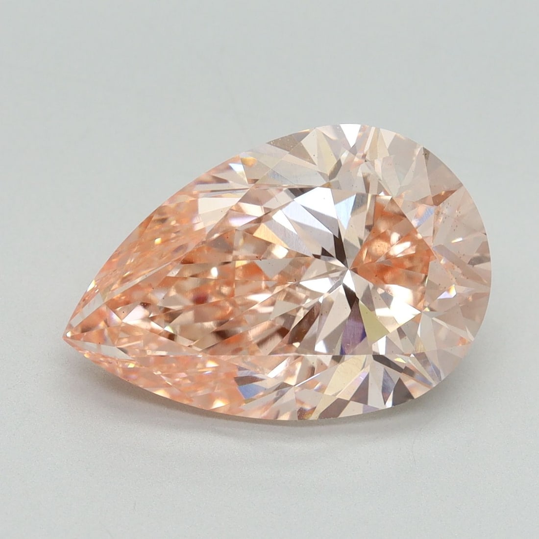 Loose Diamond - PEAR 6.02ct Fancy Intense Pink VS1: Loose Diamond - PEAR 6.02ct Fancy Intense Pink VS1 Source: This is a real non-mined Diamond that has been grown in a lab Shape: PEAR Carats: 6.02 Color: Fancy Intense Pink Certification: IGI Video: