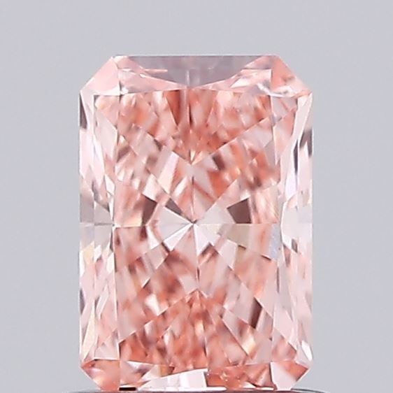 Loose Diamond - RADIANT 0.68ct Fancy Vivid Pink VVS2: Loose Diamond - RADIANT 0.68ct Fancy Vivid Pink VVS2 Source: This is a real non-mined Diamond that has been grown in a lab Shape: RADIANT Carats: 0.68 Color: Fancy Vivid Pink Certification: IGI Video: