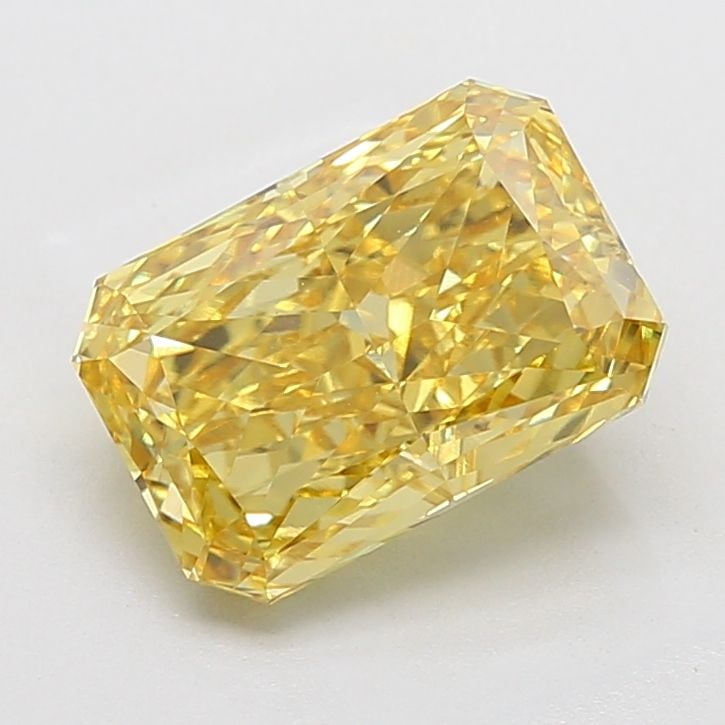 Loose Diamond - RADIANT 5.02ct Fancy Vivid Yellow VS2: Loose Diamond - RADIANT 5.02ct Fancy Vivid Yellow VS2 Source: This is a real non-mined Diamond that has been grown in a lab Shape: RADIANT Carats: 5.02 Color: Fancy Vivid Yellow Certification: IGI Vid