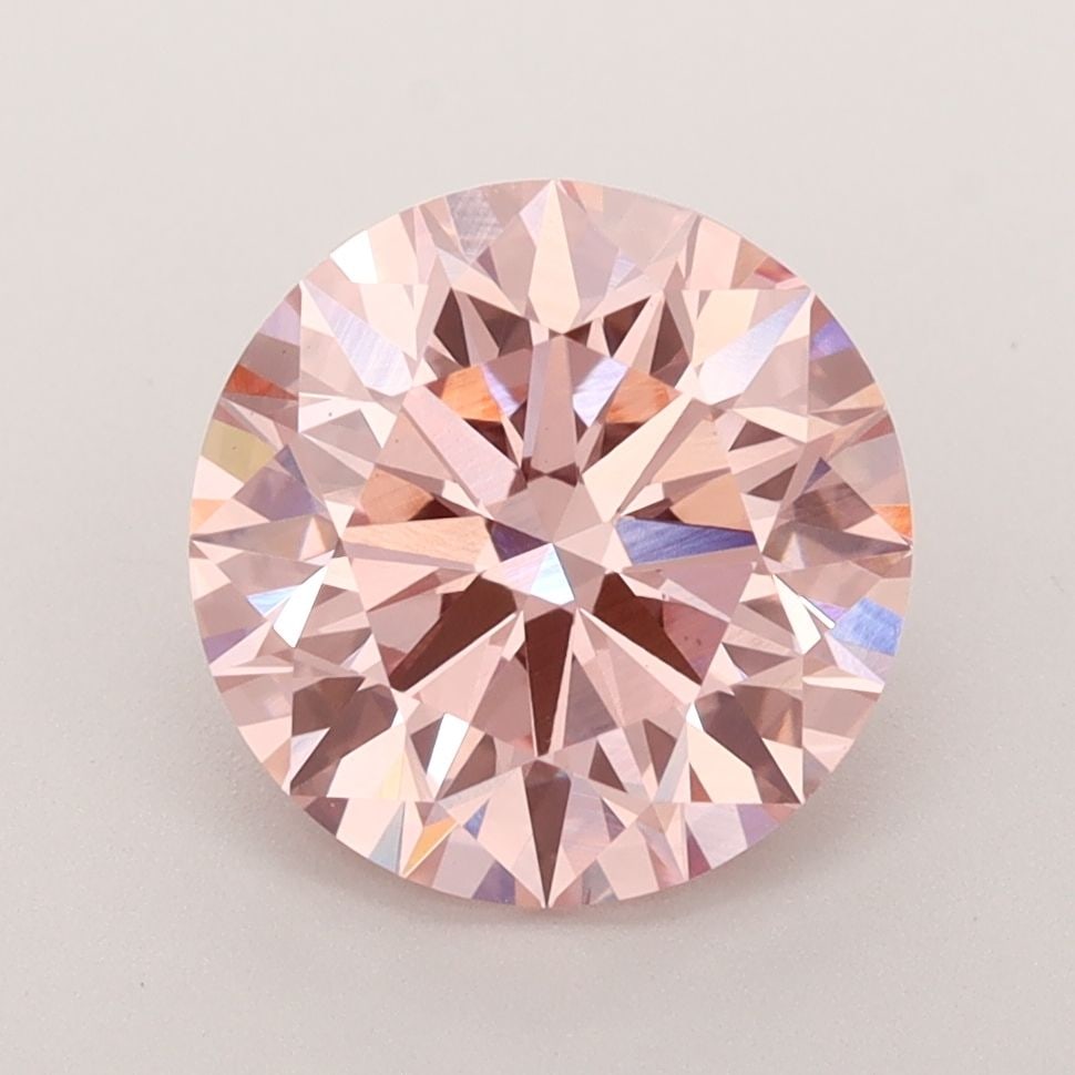 Ideal Loose Diamond - ROUND 3.02ct Fancy Intense Pink VS1: Ideal Loose Diamond - ROUND 3.02ct Fancy Intense Pink VS1 Source: This is a real non-mined Diamond that has been grown in a lab Shape: ROUND Carats: 3.02 Color: Fancy Intense Pink Certification: IGI V