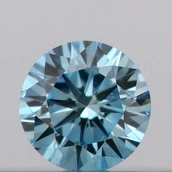 Ideal Loose Diamond - ROUND 0.1ct Fancy Vivid Blue VS2: Ideal Loose Diamond - ROUND 0.1ct Fancy Vivid Blue VS2 Source: This is a real non-mined Diamond that has been grown in a lab Shape: ROUND Carats: 0.1 Color: Fancy Vivid Blue Certification: IGI Video: