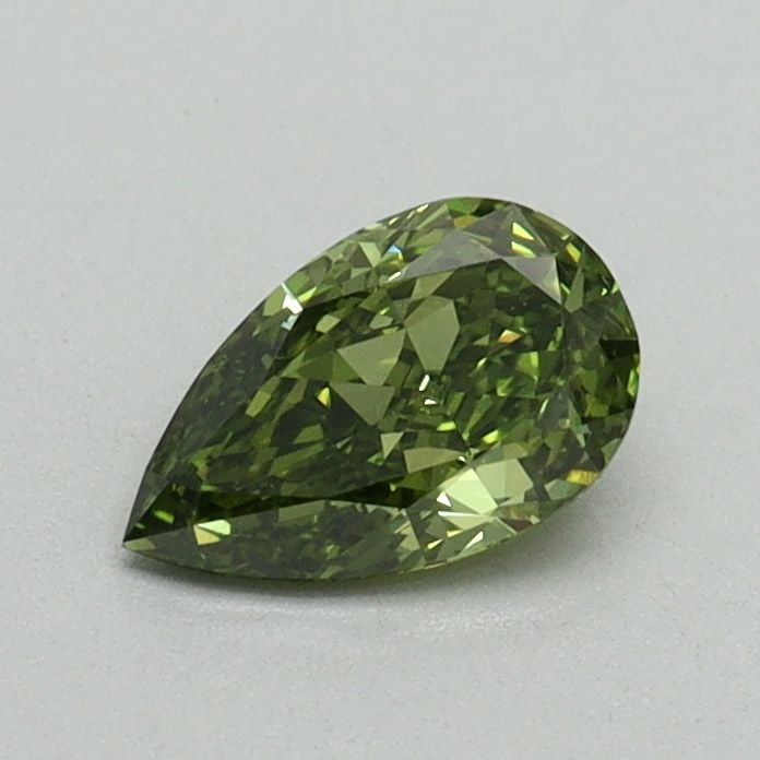 Loose Diamond - PEAR 0.51ct Fancy Vivid Green VS2: Loose Diamond - PEAR 0.51ct Fancy Vivid Green VS2 Source: This is a real non-mined Diamond that has been grown in a lab Shape: PEAR Carats: 0.51 Color: Fancy Vivid Green Certification: IGI Video: