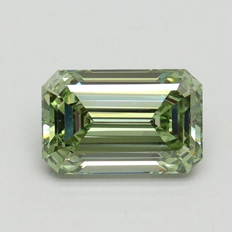 Loose Diamond - EMERALD 1.05ct Fancy Intense Green VS1: Loose Diamond - EMERALD 1.05ct Fancy Intense Green VS1 Source: This is a real non-mined Diamond that has been grown in a lab Shape: EMERALD Carats: 1.05 Color: Fancy Intense Green Certification: IGI V