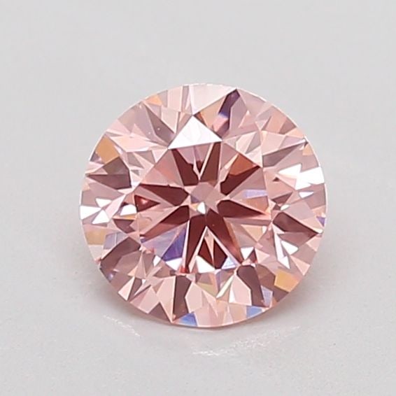 Loose Diamond - ROUND 0.71ct Fancy Vivid Pink VS2: Loose Diamond - ROUND 0.71ct Fancy Vivid Pink VS2 Source: This is a real non-mined Diamond that has been grown in a lab Shape: ROUND Carats: 0.71 Color: Fancy Vivid Pink Certification: NONE Additional