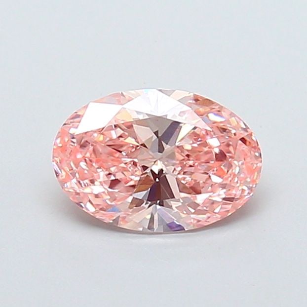 Loose Diamond - OVAL 1.1ct Fancy Vivid Pink VVS2: Loose Diamond - OVAL 1.1ct Fancy Vivid Pink VVS2 Source: This is a real non-mined Diamond that has been grown in a lab Shape: OVAL Carats: 1.1 Color: Fancy Vivid Pink Certification: IGI Video: