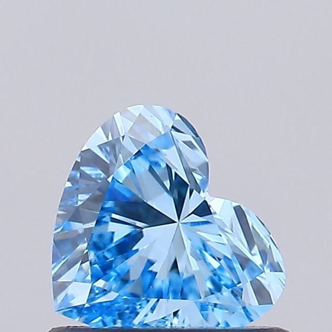 Loose Diamond - HEART 0.62ct Fancy Vivid Blue VVS2: Loose Diamond - HEART 0.62ct Fancy Vivid Blue VVS2 Source: This is a real non-mined Diamond that has been grown in a lab Shape: HEART Carats: 0.62 Color: Fancy Vivid Blue Certification: IGI Video: