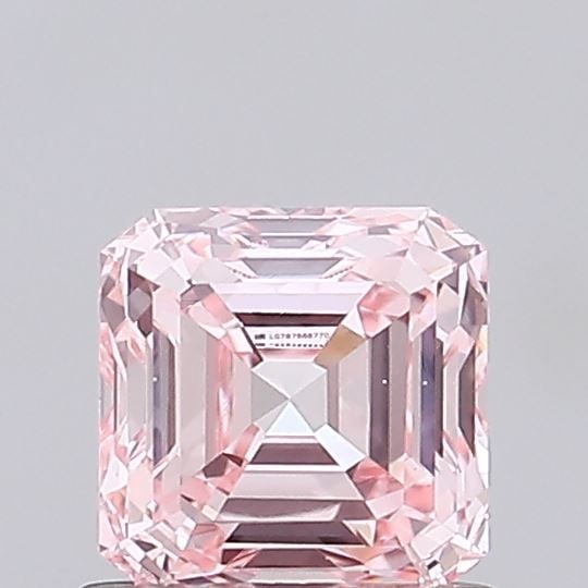 Loose Diamond - ASSCHER 1.05ct Fancy Vivid Pink VS1: Loose Diamond - ASSCHER 1.05ct Fancy Vivid Pink VS1 Source: This is a real non-mined Diamond that has been grown in a lab Shape: ASSCHER Carats: 1.05 Color: Fancy Vivid Pink Certification: IGI Video: