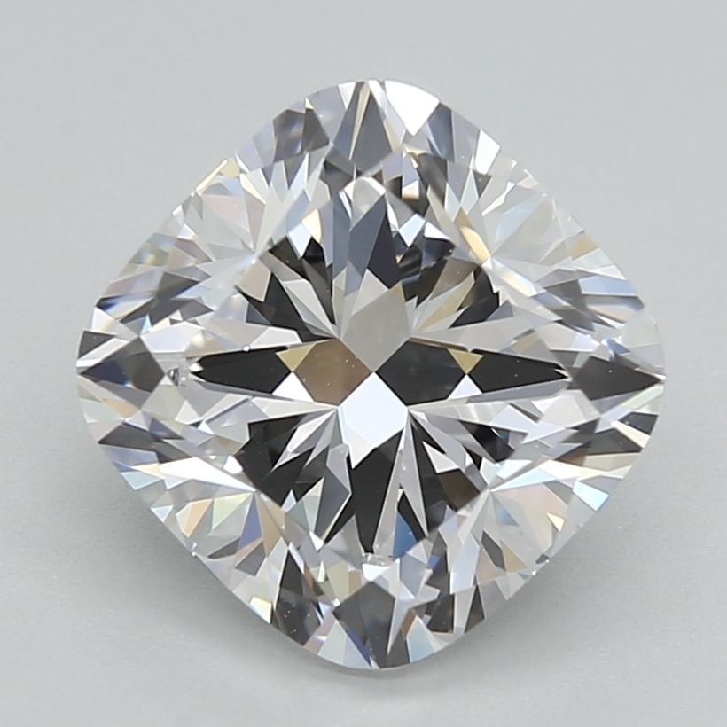 Loose Diamond - CUSHION MODIFIED 2.54ct D VVS2: Loose Diamond - CUSHION MODIFIED 2.54ct D VVS2 Source: This is a real non-mined Diamond that has been grown in a lab Shape: CUSHION MODIFIED Carats: 2.54 Color: D Clarity: VVS2 Certification: IGI Vide