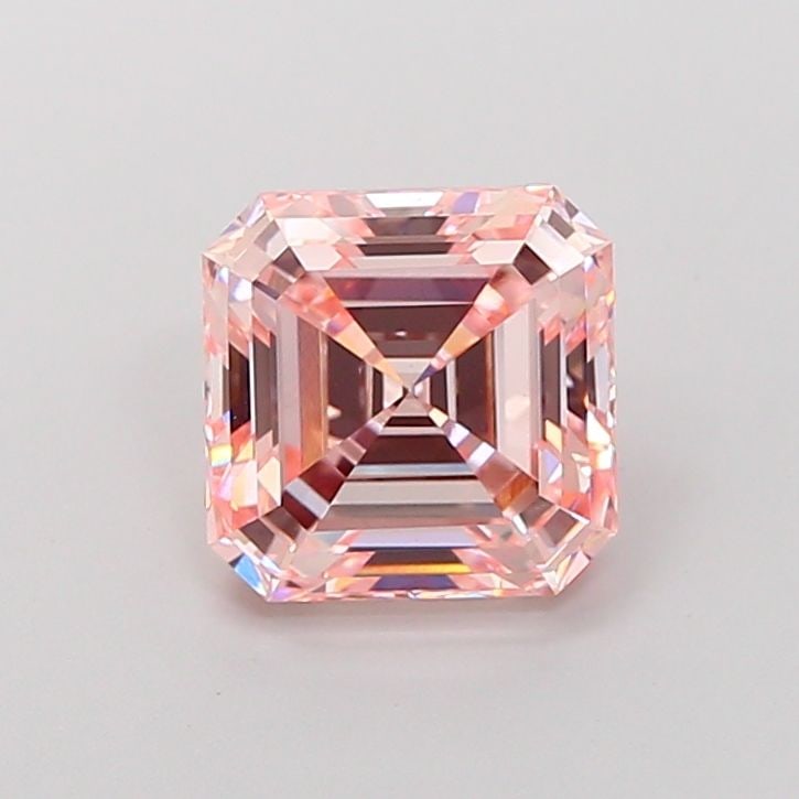 Loose Diamond - ASSCHER 3.03ct Fancy Intense Pink VS1: Loose Diamond - ASSCHER 3.03ct Fancy Intense Pink VS1 Source: This is a real non-mined Diamond that has been grown in a lab Shape: ASSCHER Carats: 3.03 Color: Fancy Intense Pink Certification: IGI Vid