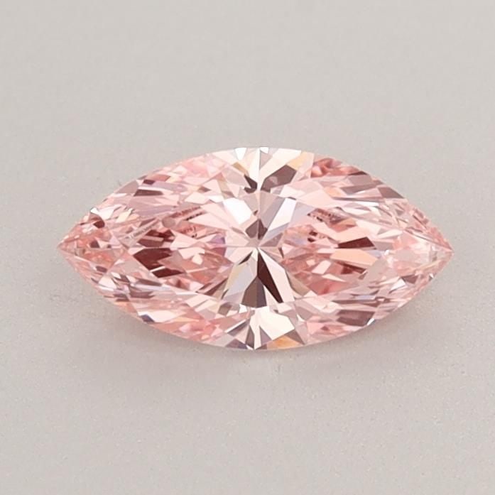 Loose Diamond - MARQUISE 0.52ct Fancy Vivid Pink VS1: Loose Diamond - MARQUISE 0.52ct Fancy Vivid Pink VS1 Source: This is a real non-mined Diamond that has been grown in a lab Shape: MARQUISE Carats: 0.52 Color: Fancy Vivid Pink Certification: IGI Video