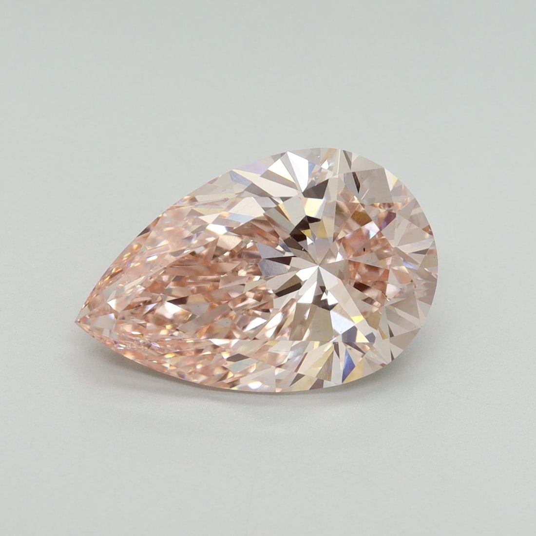 Loose Diamond - PEAR 5.06ct Fancy Intense Pink VS2: Loose Diamond - PEAR 5.06ct Fancy Intense Pink VS2 Source: This is a real non-mined Diamond that has been grown in a lab Shape: PEAR Carats: 5.06 Color: Fancy Intense Pink Certification: IGI Video: