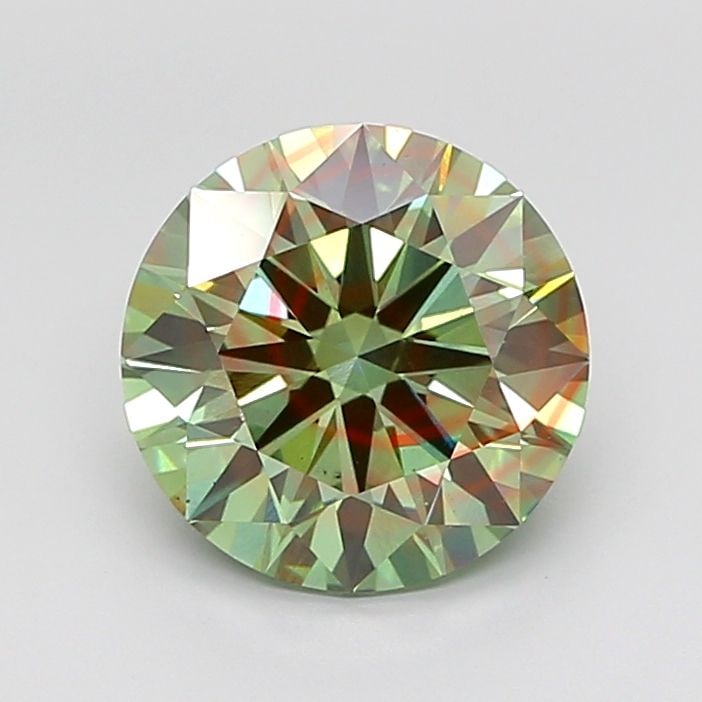 Loose Diamond - ROUND 4.79ct Fancy Intense Green VS2: Loose Diamond - ROUND 4.79ct Fancy Intense Green VS2 Source: This is a real non-mined Diamond that has been grown in a lab Shape: ROUND Carats: 4.79 Color: Fancy Intense Green Certification: IGI Video