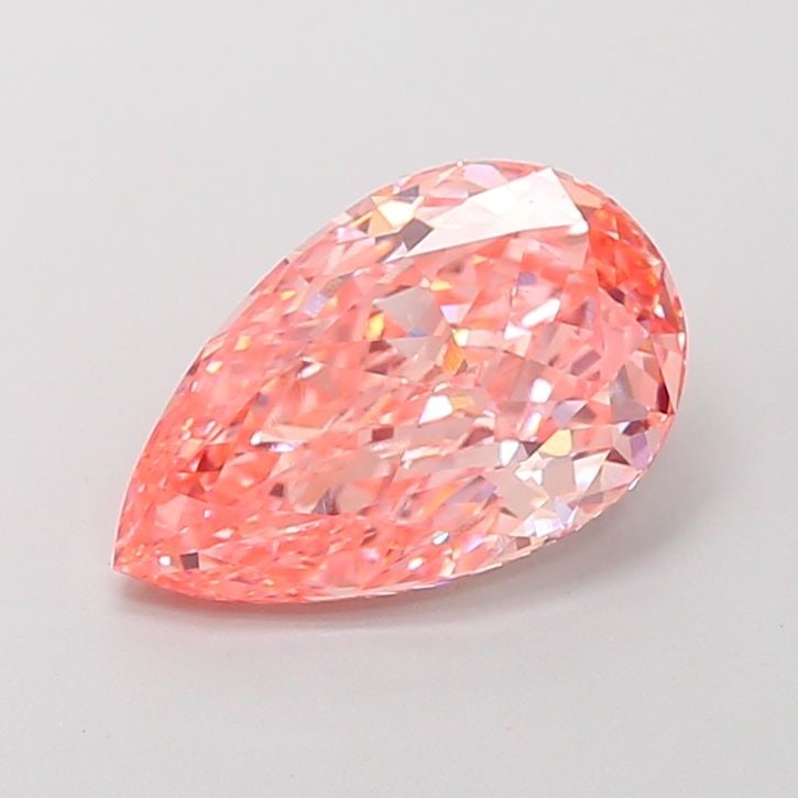 Loose Diamond - PEAR 3.68ct Fancy Vivid Pink VS1: Loose Diamond - PEAR 3.68ct Fancy Vivid Pink VS1 Source: This is a real non-mined Diamond that has been grown in a lab Shape: PEAR Carats: 3.68 Color: Fancy Vivid Pink Certification: IGI Video:
