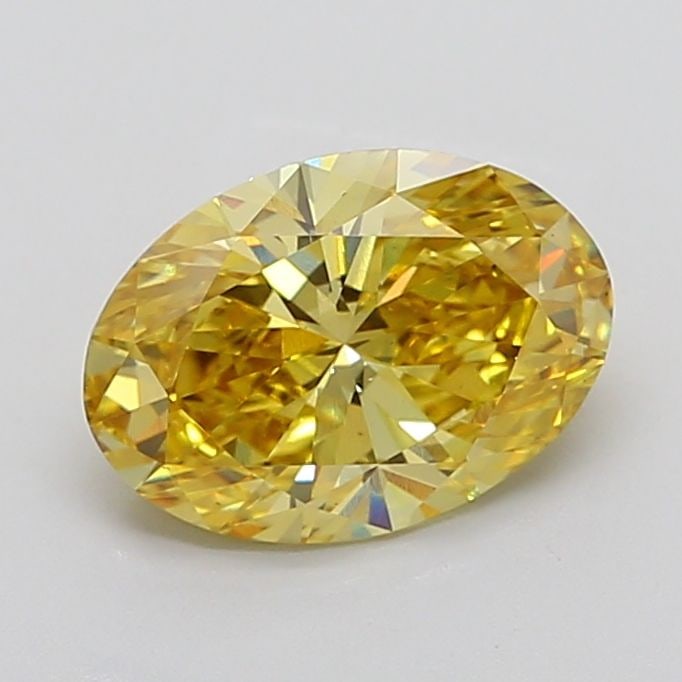 Loose Diamond - OVAL 3.49ct Fancy Intense Yellow VS1: Loose Diamond - OVAL 3.49ct Fancy Intense Yellow VS1 Source: This is a real non-mined Diamond that has been grown in a lab Shape: OVAL Carats: 3.49 Color: Fancy Intense Yellow Certification: IGI Addit