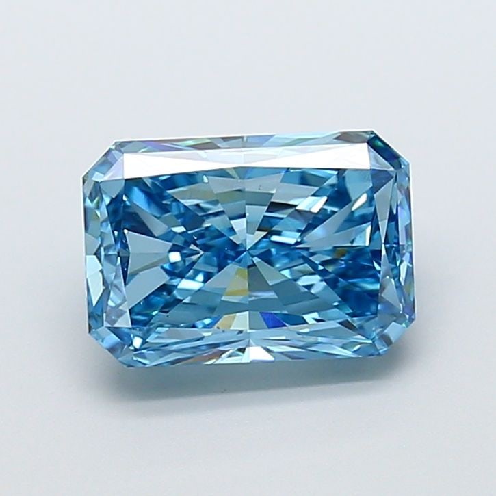 Loose Diamond - RADIANT 4.01ct Fancy Vivid Blue VS2: Loose Diamond - RADIANT 4.01ct Fancy Vivid Blue VS2 Source: This is a real non-mined Diamond that has been grown in a lab Shape: RADIANT Carats: 4.01 Color: Fancy Vivid Blue Certification: IGI Video: