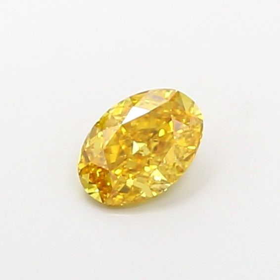 Loose Diamond - OVAL 0.63ct Fancy Vivid Brownish Yellow VS1: Loose Diamond - OVAL 0.63ct Fancy Vivid Brownish Yellow VS1 Source: This is a real non-mined Diamond that has been grown in a lab Shape: OVAL Carats: 0.63 Color: Fancy Vivid Brownish Yellow Certificat