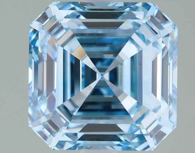Loose Diamond - ASSCHER 2.59ct Fancy Vivid Blue VVS2 (1 of 1)