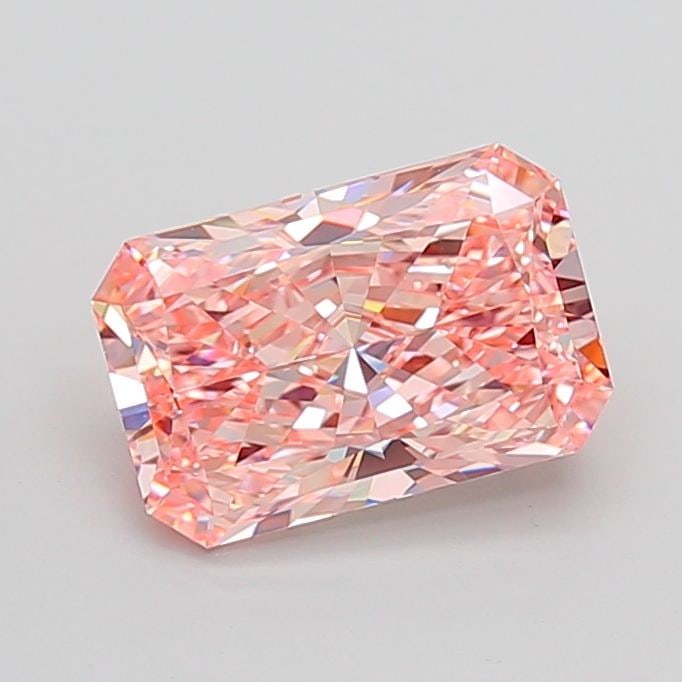Loose Diamond - RADIANT 5.28ct Fancy Vivid Pink VVS2: Loose Diamond - RADIANT 5.28ct Fancy Vivid Pink VVS2 Source: This is a real non-mined Diamond that has been grown in a lab Shape: RADIANT Carats: 5.28 Color: Fancy Vivid Pink Certification: IGI Video: