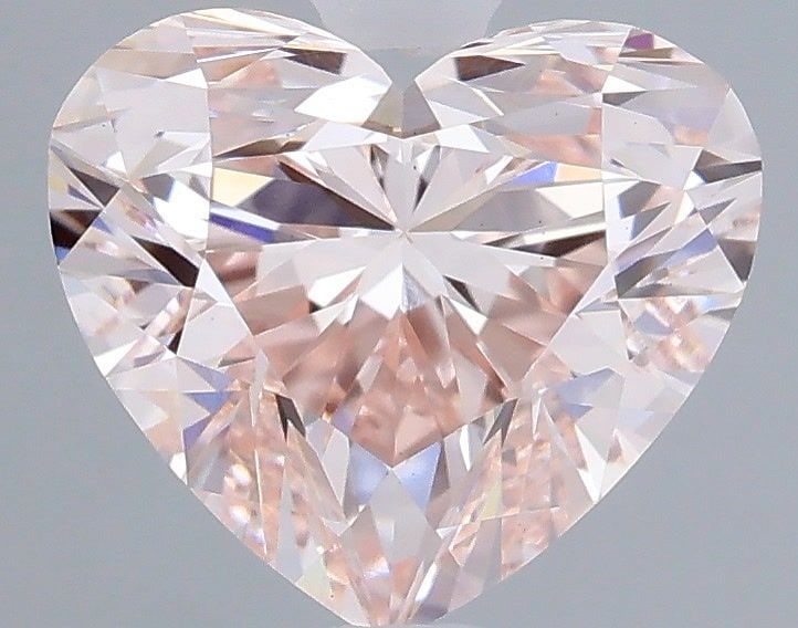 Loose Diamond - HEART 1.04ct Fancy Pink VS1: Loose Diamond - HEART 1.04ct Fancy Pink VS1 Source: This is a real non-mined Diamond that has been grown in a lab Shape: HEART Carats: 1.04 Color: Fancy Pink Certification: IGI Video: