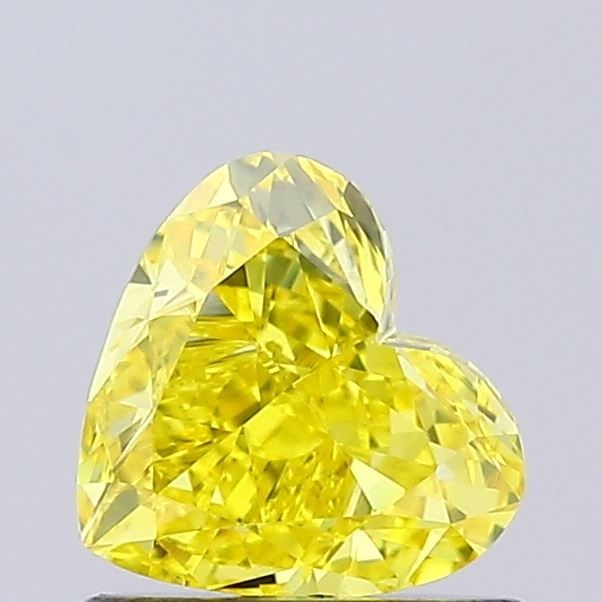 Loose Diamond - HEART 0.78ct Fancy Vivid Yellow VS1: Loose Diamond - HEART 0.78ct Fancy Vivid Yellow VS1 Source: This is a real non-mined Diamond that has been grown in a lab Shape: HEART Carats: 0.78 Color: Fancy Vivid Yellow Certification: NONE Video: