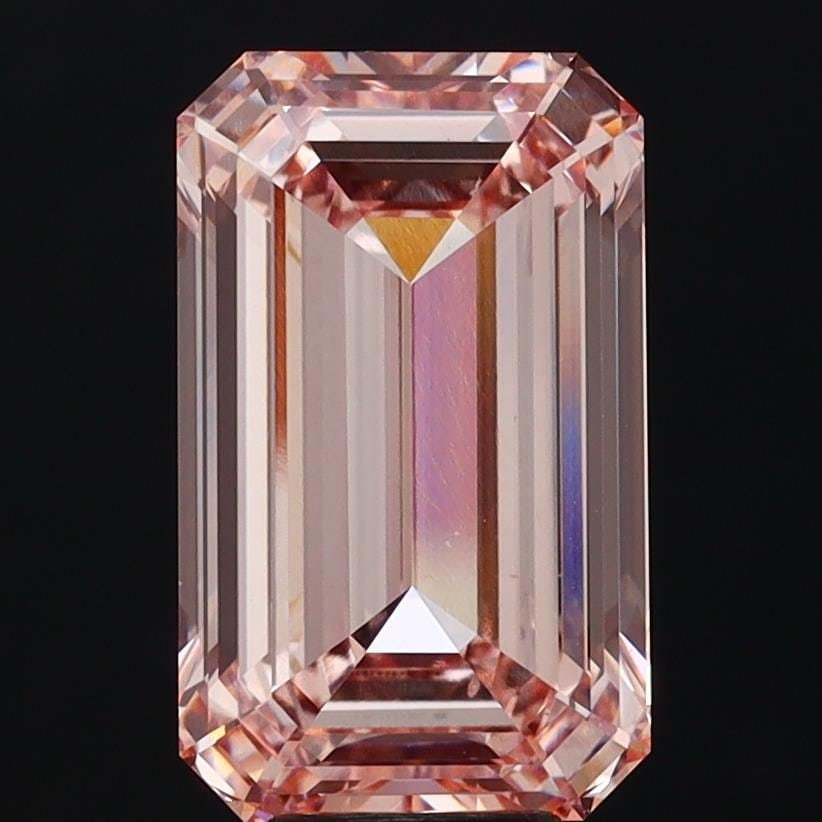 Loose Diamond - EMERALD 10.03ct Fancy Intense Pink VS1 (1 of 1)