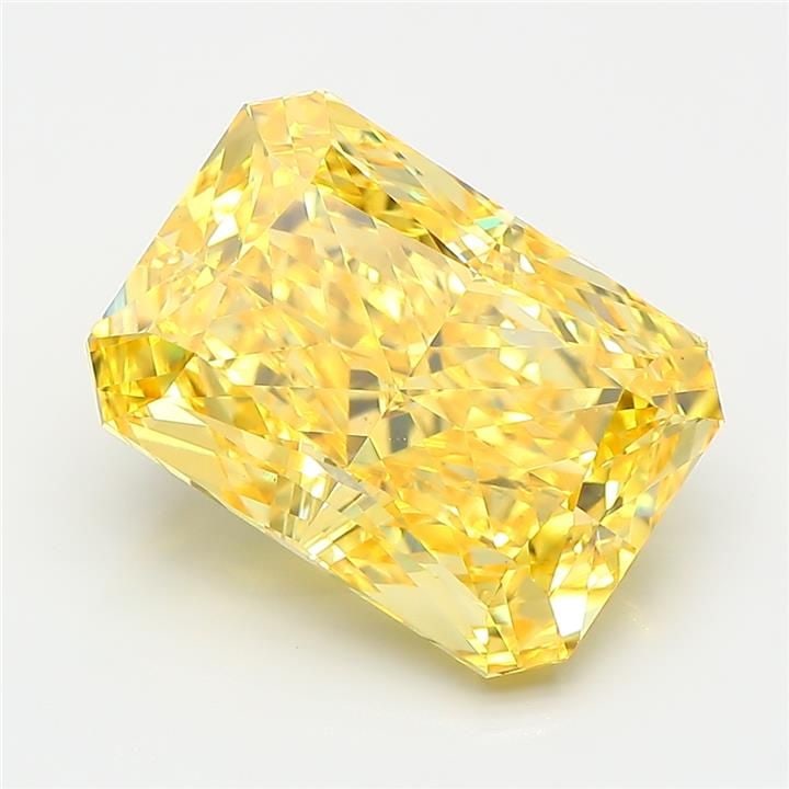 Loose Diamond - RADIANT 6.07ct Fancy Vivid Yellow VS1: Loose Diamond - RADIANT 6.07ct Fancy Vivid Yellow VS1 Source: This is a real non-mined Diamond that has been grown in a lab Shape: RADIANT Carats: 6.07 Color: Fancy Vivid Yellow Certification: IGI Vid