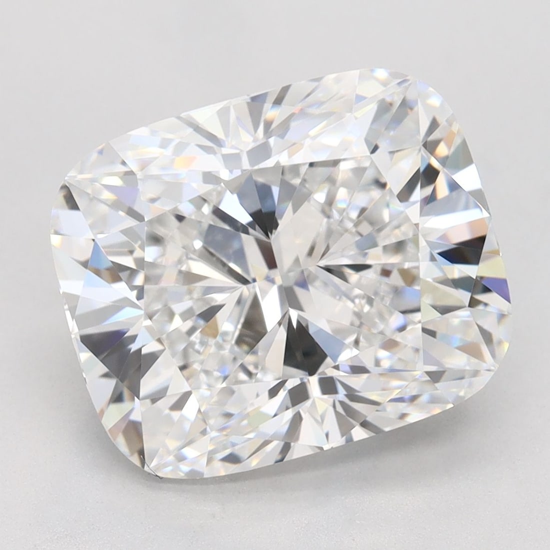 Loose Diamond - CUSHION BRILLIANT 5.06ct E VVS1: Loose Diamond - CUSHION BRILLIANT 5.06ct E VVS1 Source: This is a real non-mined Diamond that has been grown in a lab Shape: CUSHION BRILLIANT Carats: 5.06 Color: E Clarity: VVS1 Certification: GIA Vi