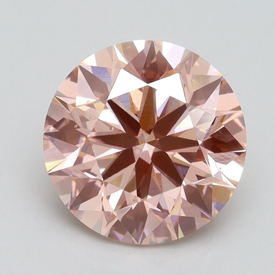 Ideal Loose Diamond - ROUND 2.5ct Fancy Intense Pink VS2: Ideal Loose Diamond - ROUND 2.5ct Fancy Intense Pink VS2 Source: This is a real non-mined Diamond that has been grown in a lab Shape: ROUND Carats: 2.5 Color: Fancy Intense Pink Certification: IGI Vid