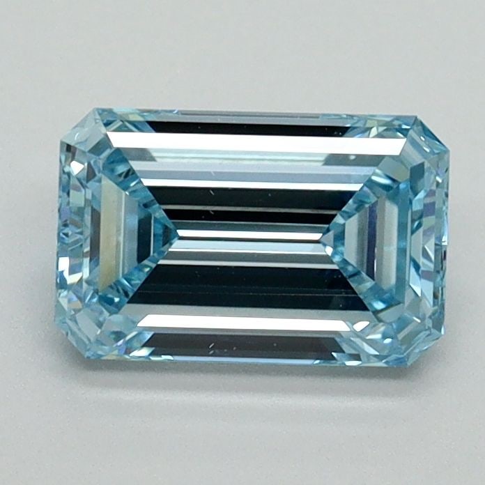 Loose Diamond - EMERALD 1.09ct Fancy Intense Blue VS1: Loose Diamond - EMERALD 1.09ct Fancy Intense Blue VS1 Source: This is a real non-mined Diamond that has been grown in a lab Shape: EMERALD Carats: 1.09 Color: Fancy Intense Blue Certification: IGI Vid