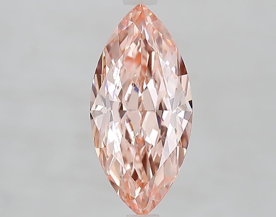 Loose Diamond - MARQUISE 2.67ct Fancy Vivid Pink VVS2: Loose Diamond - MARQUISE 2.67ct Fancy Vivid Pink VVS2 Source: This is a real non-mined Diamond that has been grown in a lab Shape: MARQUISE Carats: 2.67 Color: Fancy Vivid Pink Certification: IGI Vide