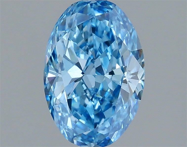 Loose Diamond - OVAL 1.17ct Fancy Vivid Blue VS1: Loose Diamond - OVAL 1.17ct Fancy Vivid Blue VS1 Source: This is a real non-mined Diamond that has been grown in a lab Shape: OVAL Carats: 1.17 Color: Fancy Vivid Blue Certification: IGI Video: