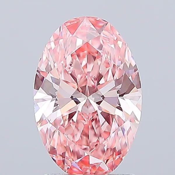 Loose Diamond - OVAL 2.07ct Fancy Vivid Pink VS1: Loose Diamond - OVAL 2.07ct Fancy Vivid Pink VS1 Source: This is a real non-mined Diamond that has been grown in a lab Shape: OVAL Carats: 2.07 Color: Fancy Vivid Pink Certification: IGI Video: