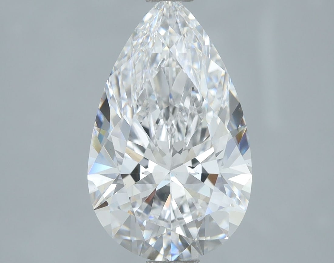 Loose Diamond - PEAR 2.23ct D VVS2: Loose Diamond - PEAR 2.23ct D VVS2 Source: This is a real non-mined Diamond that has been grown in a lab Shape: PEAR Carats: 2.23 Color: D Clarity: VVS2 Certification: IGI Video: