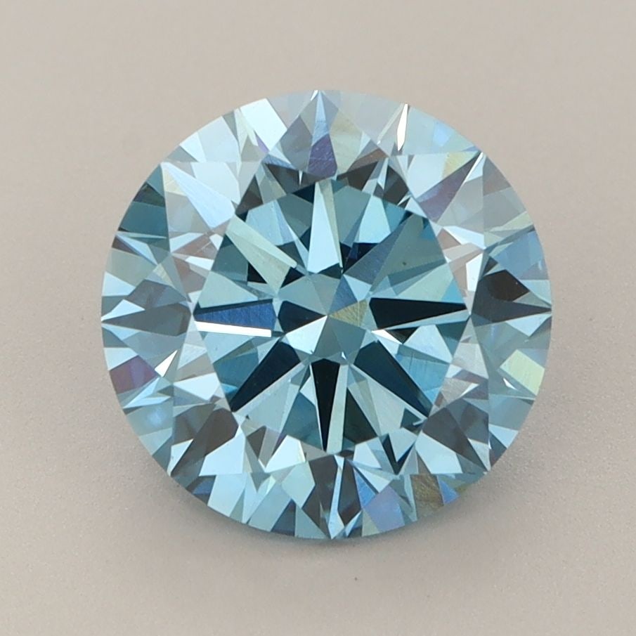 Loose Diamond - ROUND 2.69ct Fancy Vivid Blue VS1: Loose Diamond - ROUND 2.69ct Fancy Vivid Blue VS1 Source: This is a real non-mined Diamond that has been grown in a lab Shape: ROUND Carats: 2.69 Color: Fancy Vivid Blue Certification: IGI Video:
