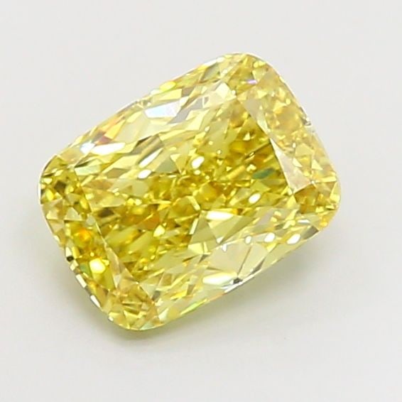 Loose Diamond - CUSHION MODIFIED 4.01ct Fancy Vivid Yellow VS1: Loose Diamond - CUSHION MODIFIED 4.01ct Fancy Vivid Yellow VS1 Source: This is a real non-mined Diamond that has been grown in a lab Shape: CUSHION MODIFIED Carats: 4.01 Color: Fancy Vivid Yellow Cert