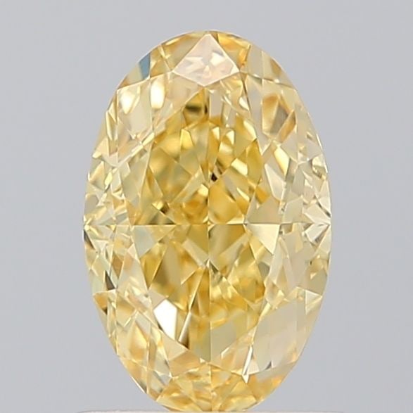 Loose Diamond - OVAL 1.24ct Fancy Intense Yellow VVS2: Loose Diamond - OVAL 1.24ct Fancy Intense Yellow VVS2 Source: This is a real non-mined Diamond that has been grown in a lab Shape: OVAL Carats: 1.24 Color: Fancy Intense Yellow Certification: IGI Vide