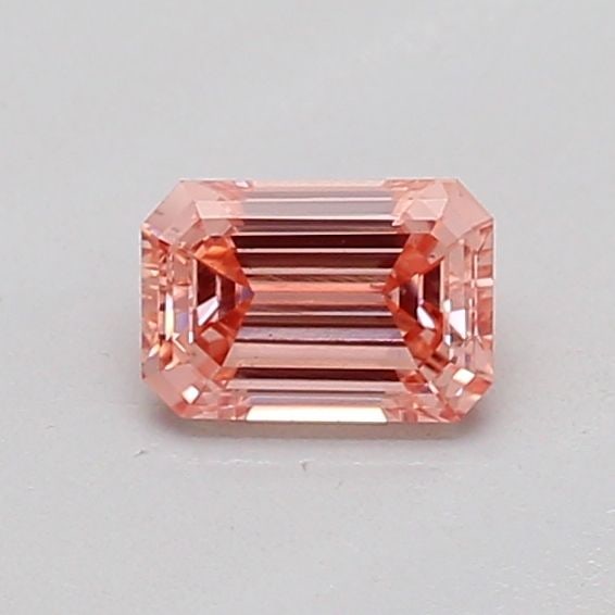 Loose Diamond - EMERALD 0.26ct Fancy Intense Pink VS1: Loose Diamond - EMERALD 0.26ct Fancy Intense Pink VS1 Source: This is a real non-mined Diamond that has been grown in a lab Shape: EMERALD Carats: 0.26 Color: Fancy Intense Pink Certification: IGI Add