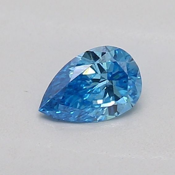 Loose Diamond - PEAR 0.15ct Fancy Vivid Blue VS1: Loose Diamond - PEAR 0.15ct Fancy Vivid Blue VS1 Source: This is a real non-mined Diamond that has been grown in a lab Shape: PEAR Carats: 0.15 Color: Fancy Vivid Blue Certification: IGI Video: