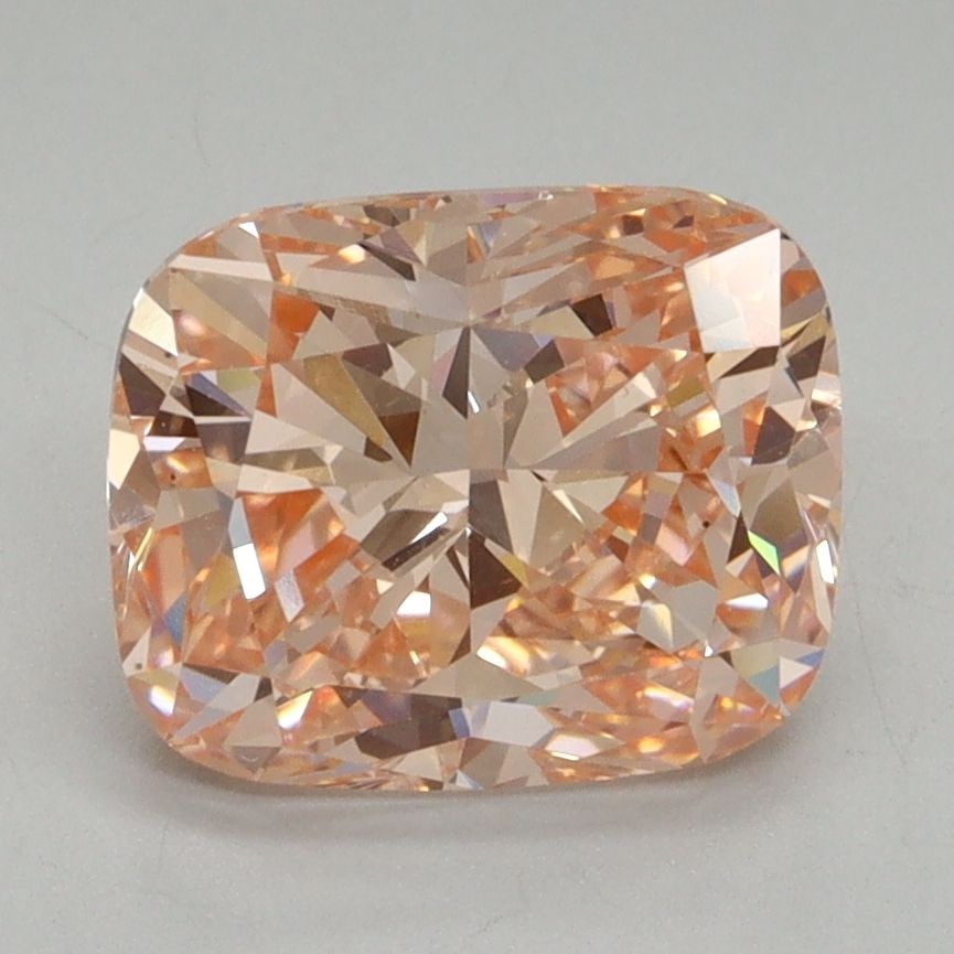 Loose Diamond - CUSHION BRILLIANT 2.57ct Fancy Intense Pink VS1: Loose Diamond - CUSHION BRILLIANT 2.57ct Fancy Intense Pink VS1 Source: This is a real non-mined Diamond that has been grown in a lab Shape: CUSHION BRILLIANT Carats: 2.57 Color: Fancy Intense Pink Ce