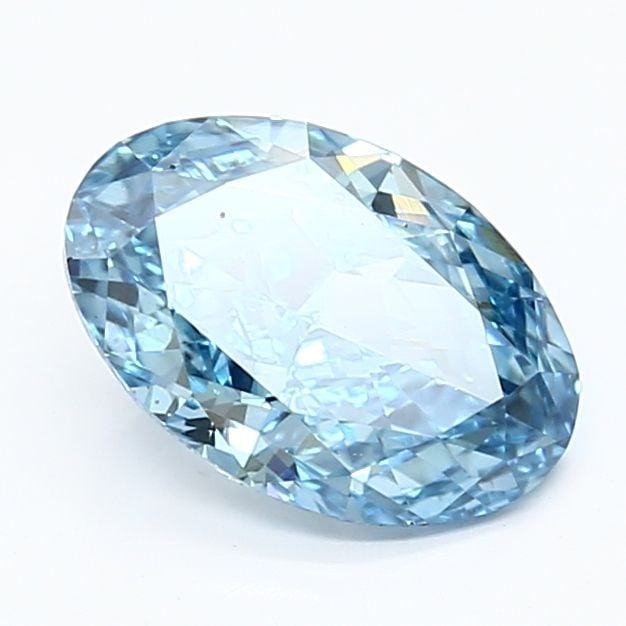 Loose Diamond - OVAL 1.7ct Fancy Vivid Blue VS1: Loose Diamond - OVAL 1.7ct Fancy Vivid Blue VS1 Source: This is a real non-mined Diamond that has been grown in a lab Shape: OVAL Carats: 1.7 Color: Fancy Vivid Blue Certification: IGI Video: