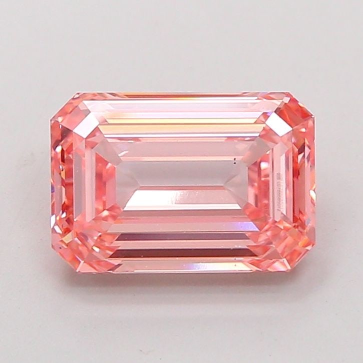 Loose Diamond - EMERALD 3.02ct Fancy Intense Pink VS2: Loose Diamond - EMERALD 3.02ct Fancy Intense Pink VS2 Source: This is a real non-mined Diamond that has been grown in a lab Shape: EMERALD Carats: 3.02 Color: Fancy Intense Pink Certification: IGI Vid